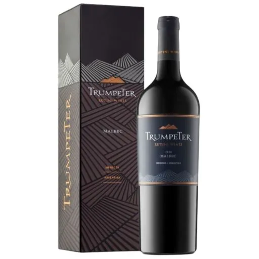 Vino trumpeter malbec con estuche